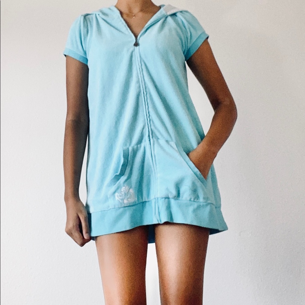 Roxy: blue swim cover up